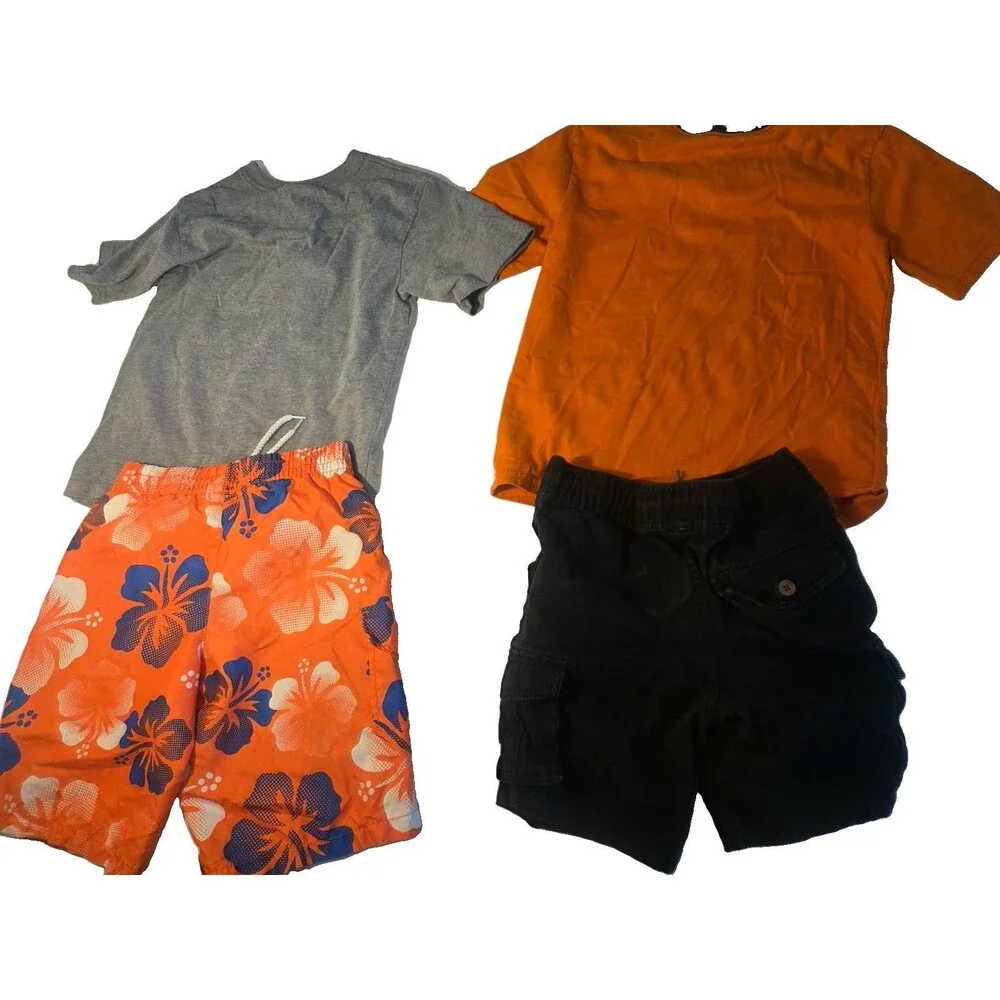Boys Outfit Sets Size Medium Lot Of 2 Shorts, Short Sleeves